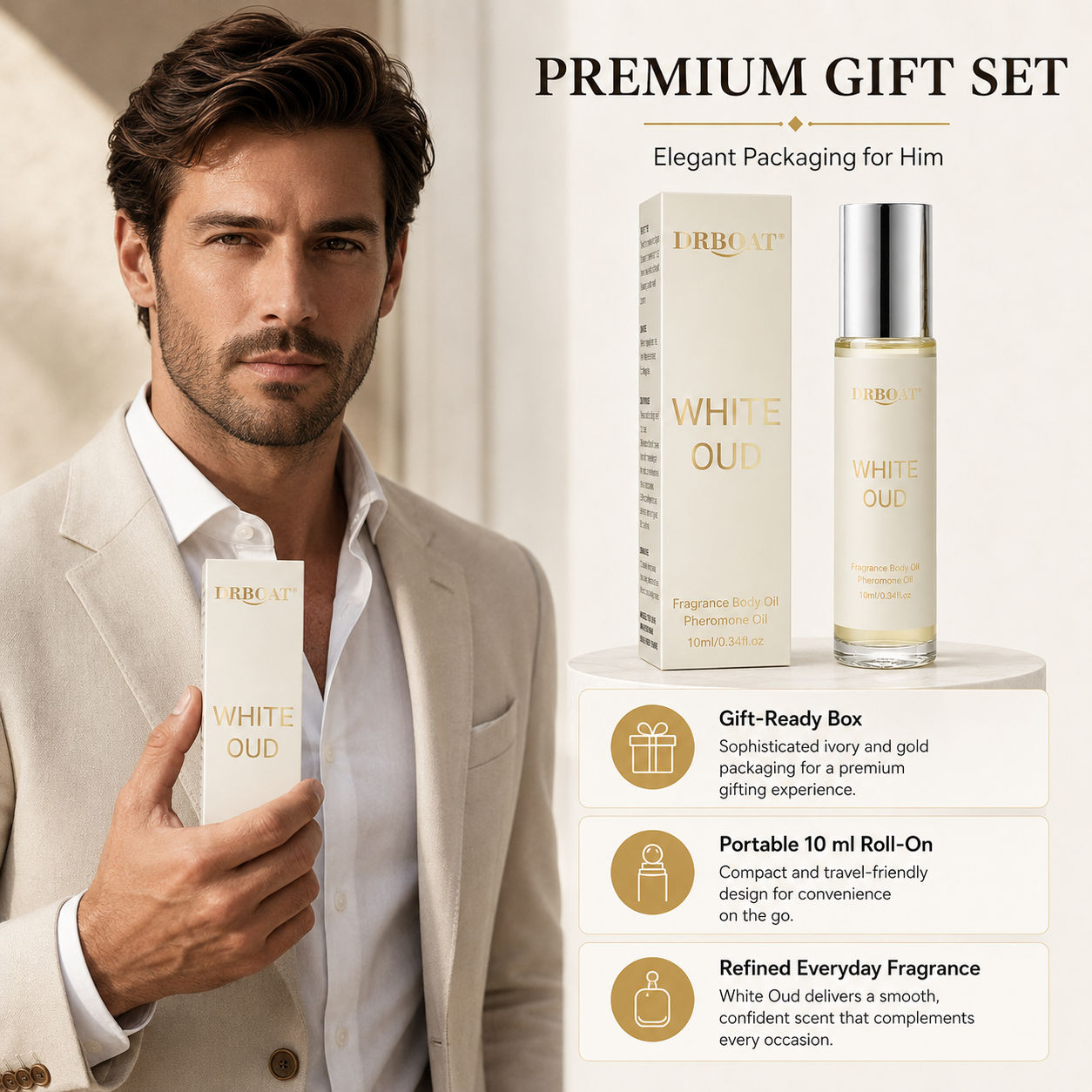 น้ำหอมโรลออนสำหรับผู้ชาย กลิ่น - Perfume Fragrance Oil บทวิจารณ์และราคา